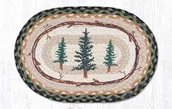 Tall Timbers Braided Tablemat - Oval (10 x 15 inch)