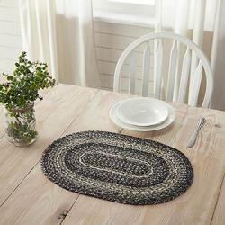 Sawyer Mill Black Braided Placemat