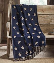 My Country Jacquard Stars Woven Throw