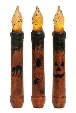 Halloween Timer Taper Candle