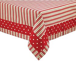 Holly Dots Tablecloth, 54 x 54 inch