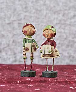 Henry and Holly Come A Caroling (Set of 2)