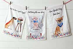 Playful Pups Tea Towels (Set of 3)