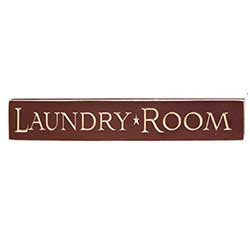 Laundry Room Engraved Wood Sign