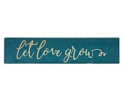 Let Love Grow 24 inch Wood Sign