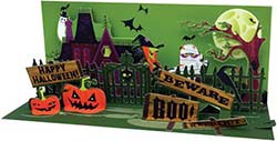 Haunted House  - Sight & Sound Pop-up Card
