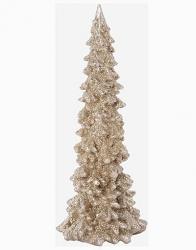 Champagne Glitter Resin Tree - 9 inch