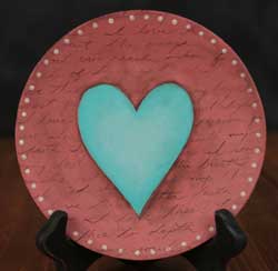 How Do I Love Thee Hand Painted Plate (Customization available)