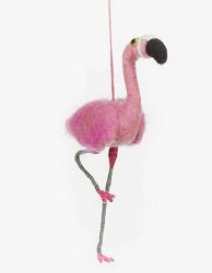 Frankie Flamingo Ornament