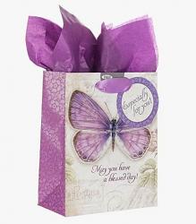 Blessed Day Butterfly Small Gift Bag