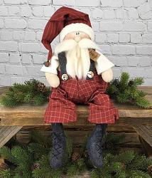 Kringle Sitting Whimsy Santa Claus