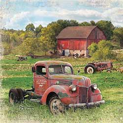 Retired Farm Truck Coaster