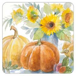 Sunflowers and Pumpkins Coaster