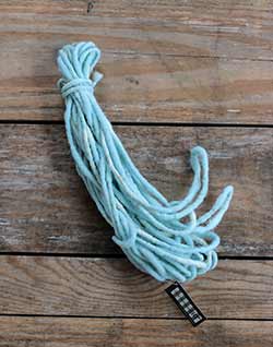 Wool Felt Rope - Blue
