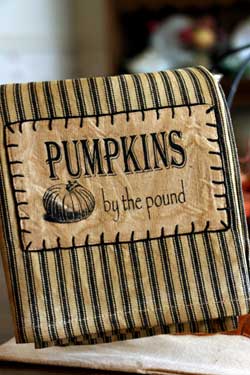 Pumpkins by the Pound Towel