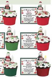 Christmas Blow-out Cupcake Trinket Box