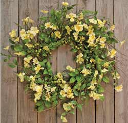 Yellow Clover Wreath