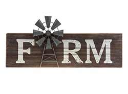 Farm Windmill Sign