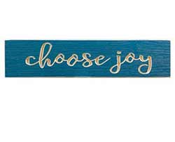 Choose Joy Engraved Sign