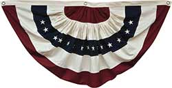 Large American Flag Bunting
