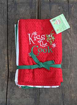 Kiss the Cook Towels (Set of 4)