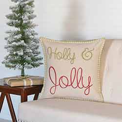 Holly & Jolly Pillow (18x18)