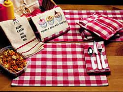 Picnic Red Check Placemat