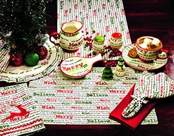 Christmas Wishes 36 inch Table Runner