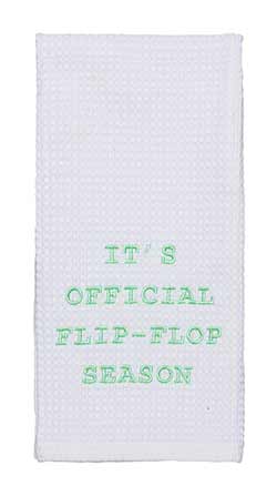 Flip Flop Season Dishtowel