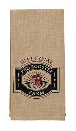 Red Rooster Farm Dishtowel