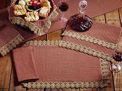 Ava Wine Check Placemat