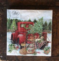 Christmas Delivery Paper Luncheon Napkins