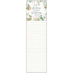 AFRICAN GREY PARROT Die Cut List Pad/Note Pad with Magnetic Back 