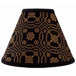 Lover's Knot Jacquard Lamp Shade - 10 inch
