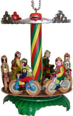 Bike Carousel Ornament