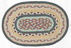Classic Stucco Braided Oval Tablemat