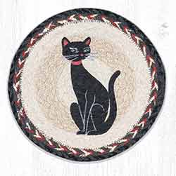 Crazy Cat Red Ribbon 10 inch Tablemat