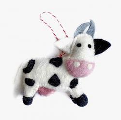 Cow Wool Ornament