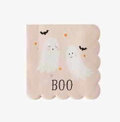 Boo Ghosts Paper Cocktail Napkins