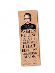 Ruth Bader Ginsberg Women Belong Bookmark