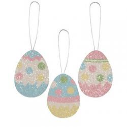 Polka Dot Easter Egg Ornaments (Set of 3)