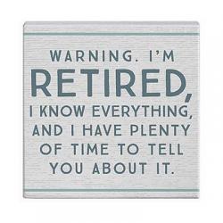 Warning: Retired Shelf Sign