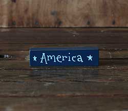 America Mini Stick Shelf Sitter - Blue