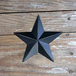 Metal Country Burgundy Antique Barn Star Country Primitive Star Wall Décor 11" 