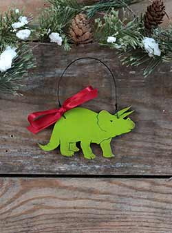 Triceratops Ornament (Personalized)