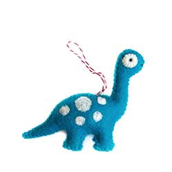 Brachiosaurus Wool Ornament