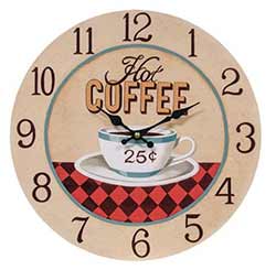 Hot Coffee Wall Clock
