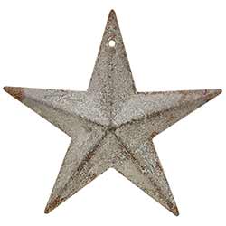 Galvanized Metal Barn Star, 3.5 inch