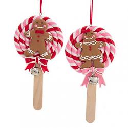 Gingerbread Lollipop Ornament