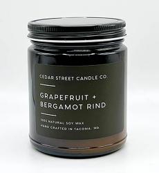 Grapefruit & Bergamot Rind Soy Jar Candle